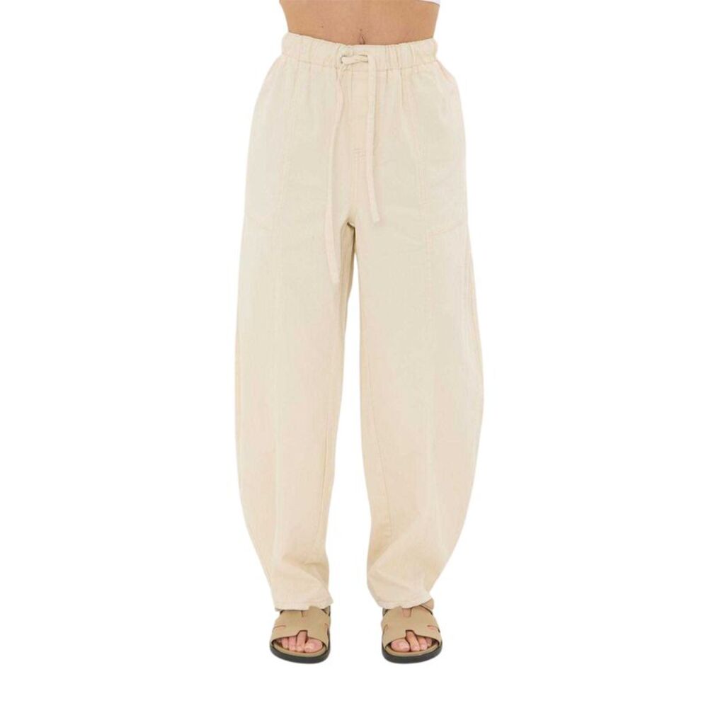 I Saw It First Womens/Ladies Barrel Jeans / Ecru